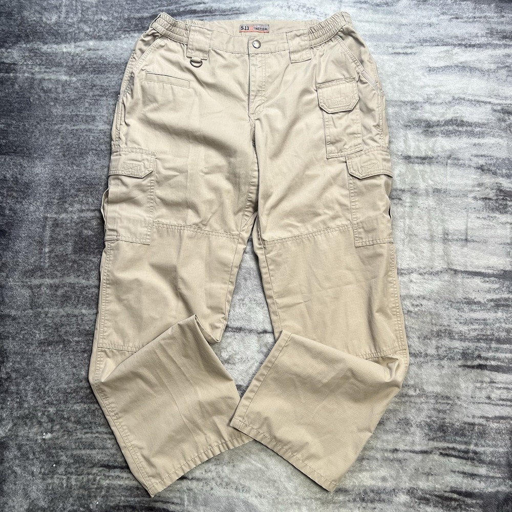 5.11 Tactical Pants Womens 14 Beige Workwear EMT Ripstop‎ Cargo Hiking Outdoor